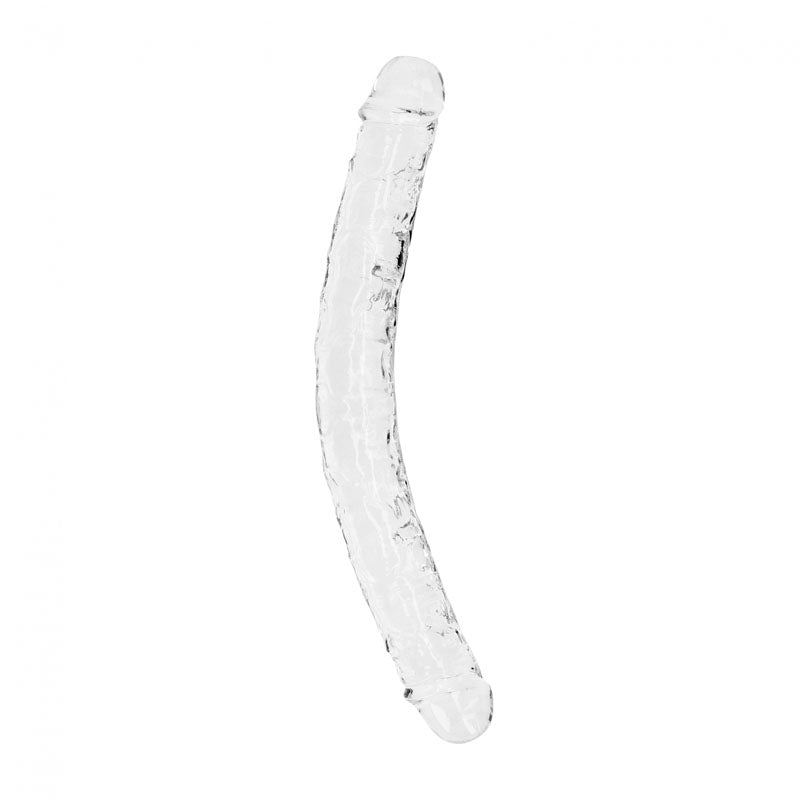 REALROCK 34 cm Double Dong - Clear - Clear 34 cm (14'') Double Dong - REA159TRA