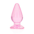 REALROCK 11.5 cm Anal Plug - Pink - Pink 11.5 cm (4.5'') Butt Plug - REA162PNK