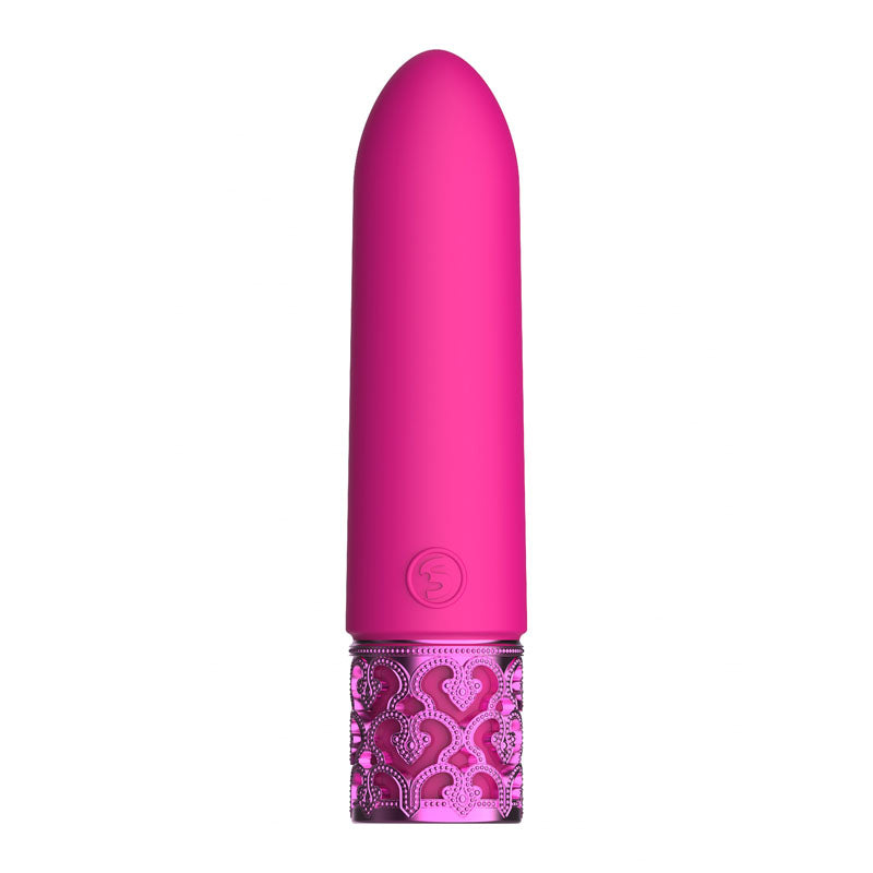 ROYAL GEMS Imperial - Silicone Rechargeable Bullet - Pink 10 cm USB Rechargeable Bullet - ROY010PNK