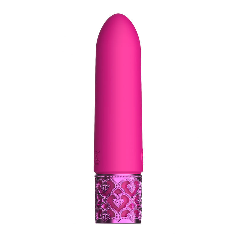 ROYAL GEMS Imperial - Silicone Rechargeable Bullet - Pink 10 cm USB Rechargeable Bullet - ROY010PNK