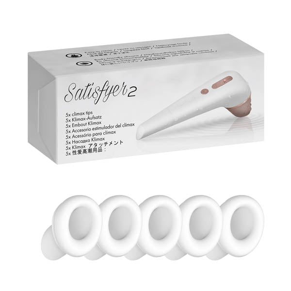 Satiyfyer 2 Climax Heads - 5 Replacement Silicone Heads for Satisfyer 2 - SAT2HEAD