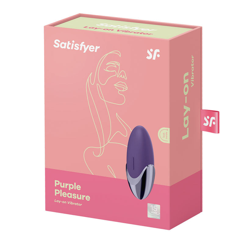Satisfyer Purple Pleasure - Purple USB Rechargeable Stimulator - SATLAY1