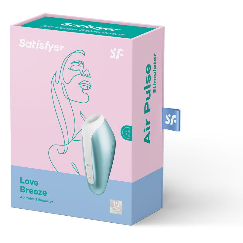 Satisfyer Love Breeze - Touch-Free USB-Rechargeable Clitoral Stimulator with Vibration - SATLBR-B