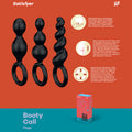 Satisfyer Booty Call - Black Butt Plugs - Set of 3 - SATPLUG-B