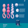 Satisfyer Booty Call - Coloured Butt Plugs - Set of 3 - SATPLUG-C