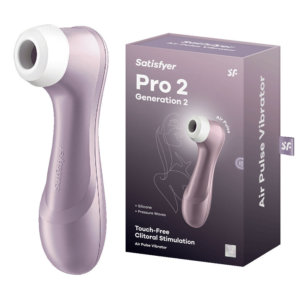 Satisfyer Pro 2 - Purple - Touch-Free USB-Rechargeable Clitoral Stimulator - SATPRO2-PUR