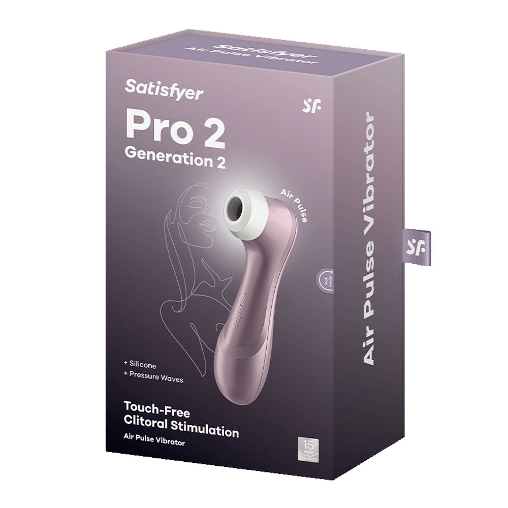 Satisfyer Pro 2 - Purple - Touch-Free USB-Rechargeable Clitoral Stimulator - SATPRO2-PUR