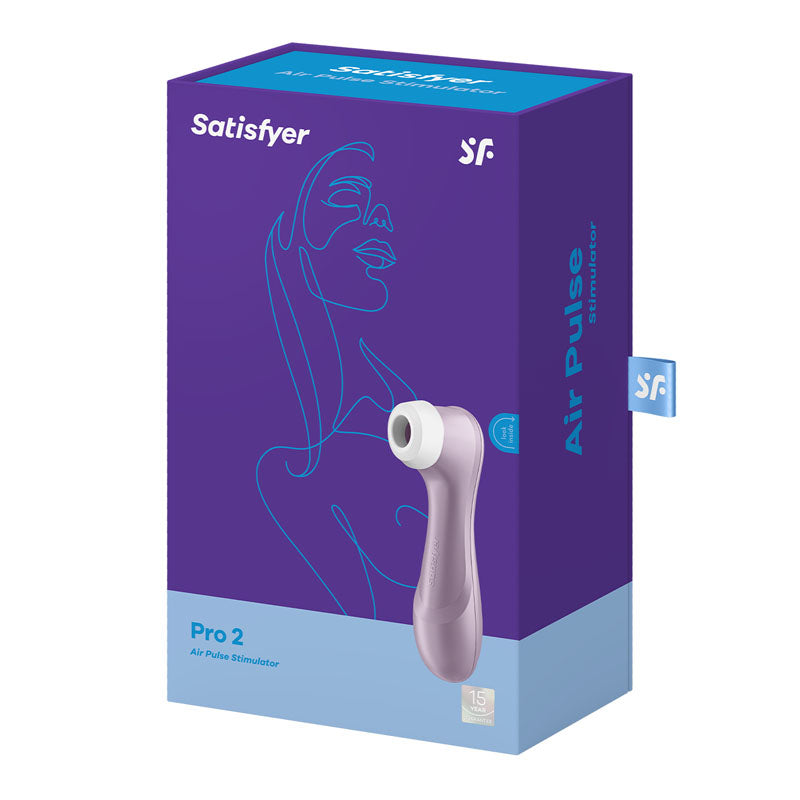 Satisfyer Pro 2 - Purple - Touch-Free USB-Rechargeable Clitoral Stimulator - SATPRO2-PUR