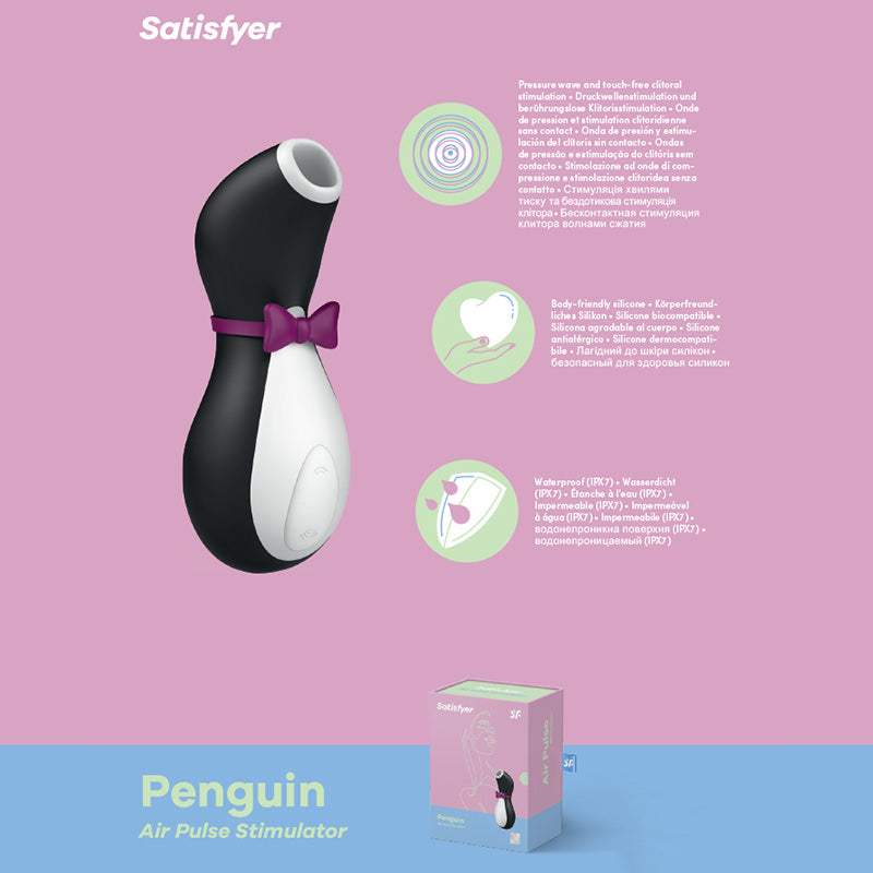 Satisfyer Penguin - Touch-Free USB-Rechargeable Clitoral Stimulator - SATPROPEN