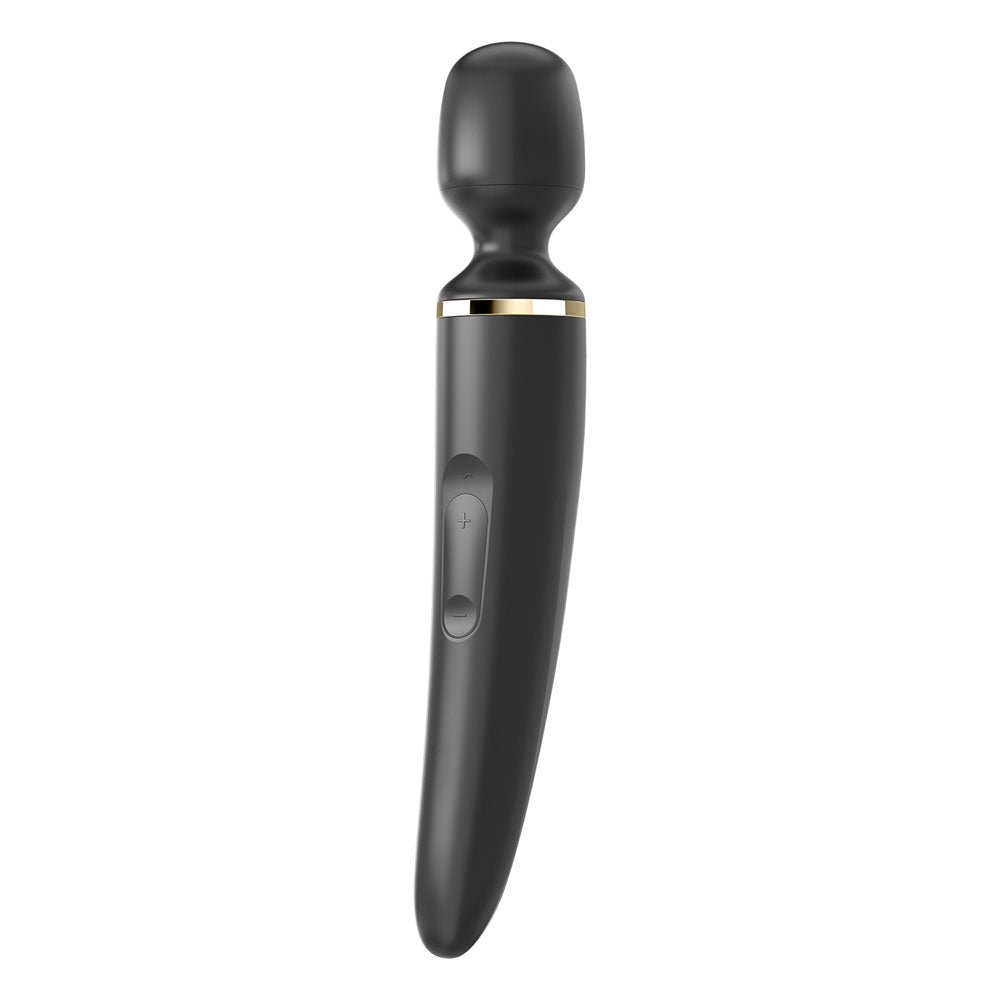 Satisfyer Wand-er Woman - Black USB Rechargeable Massager Wand - SATWAND-BLK