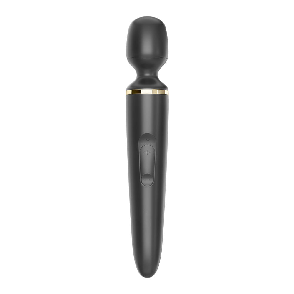 Satisfyer Wand-er Woman - Black USB Rechargeable Massager Wand - SATWAND-BLK