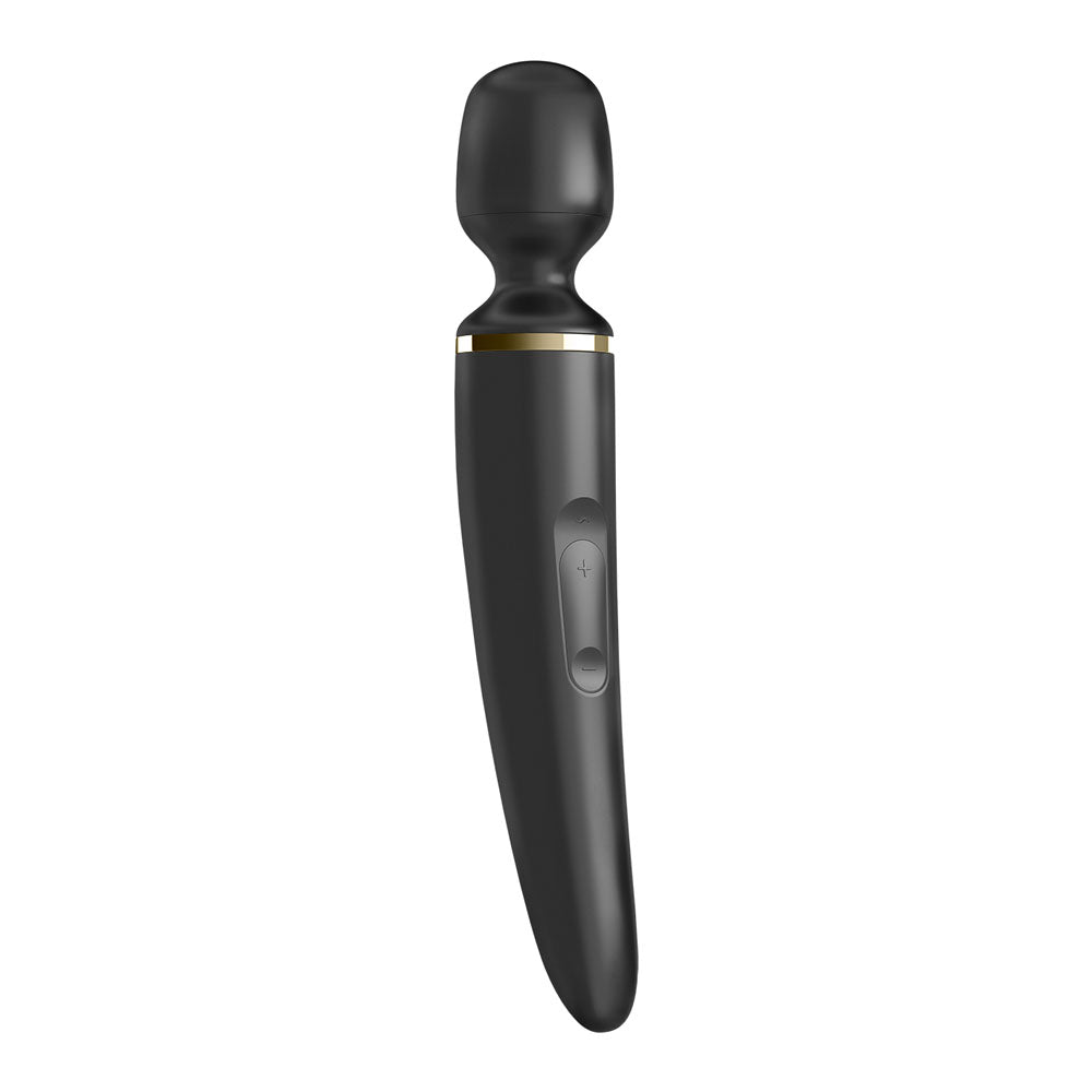 Satisfyer Wand-er Woman - Black USB Rechargeable Massager Wand - SATWAND-BLK