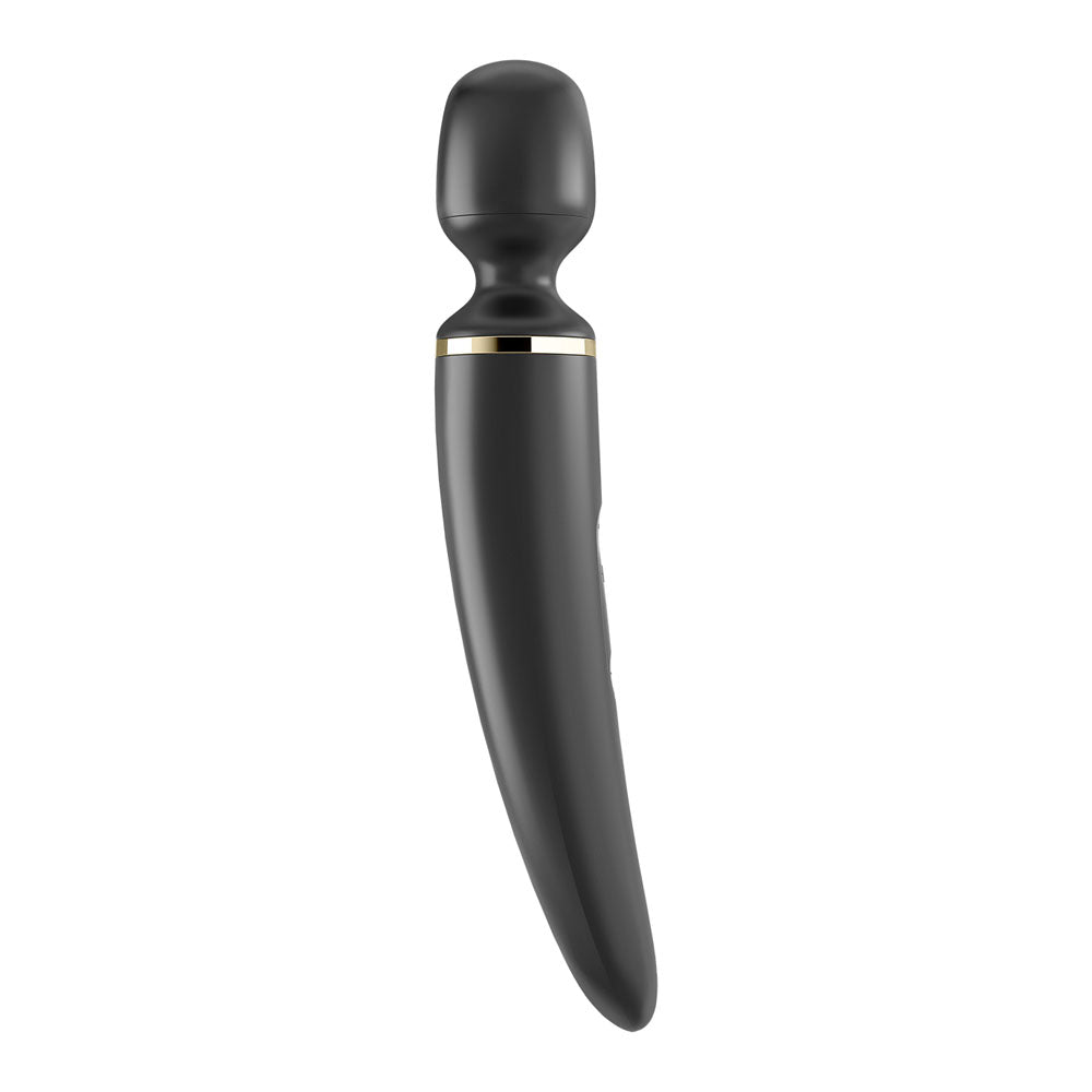 Satisfyer Wand-er Woman - Black USB Rechargeable Massager Wand - SATWAND-BLK