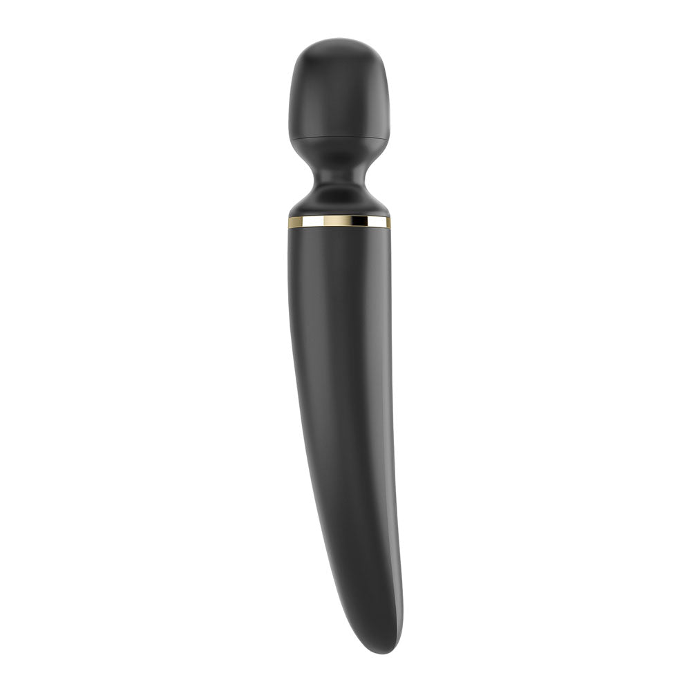 Satisfyer Wand-er Woman - Black USB Rechargeable Massager Wand - SATWAND-BLK