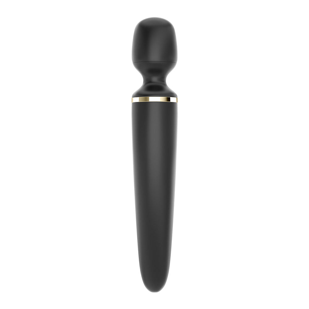 Satisfyer Wand-er Woman - Black USB Rechargeable Massager Wand - SATWAND-BLK