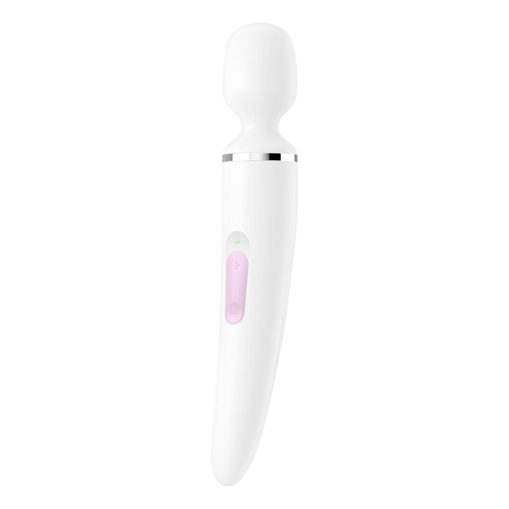 Satisfyer Wand-er Woman - White USB Rechargeable Massager Wand - SATWAND-WHT