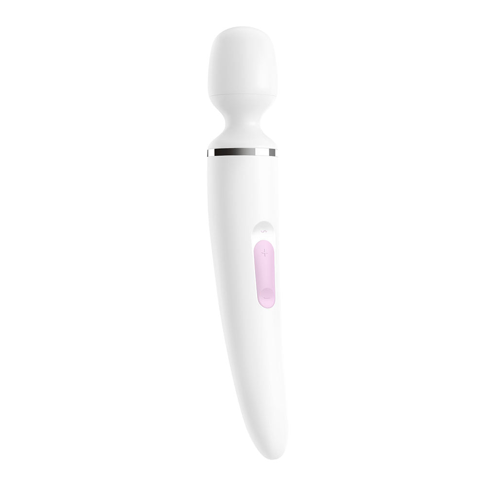 Satisfyer Wand-er Woman - White USB Rechargeable Massager Wand - SATWAND-WHT
