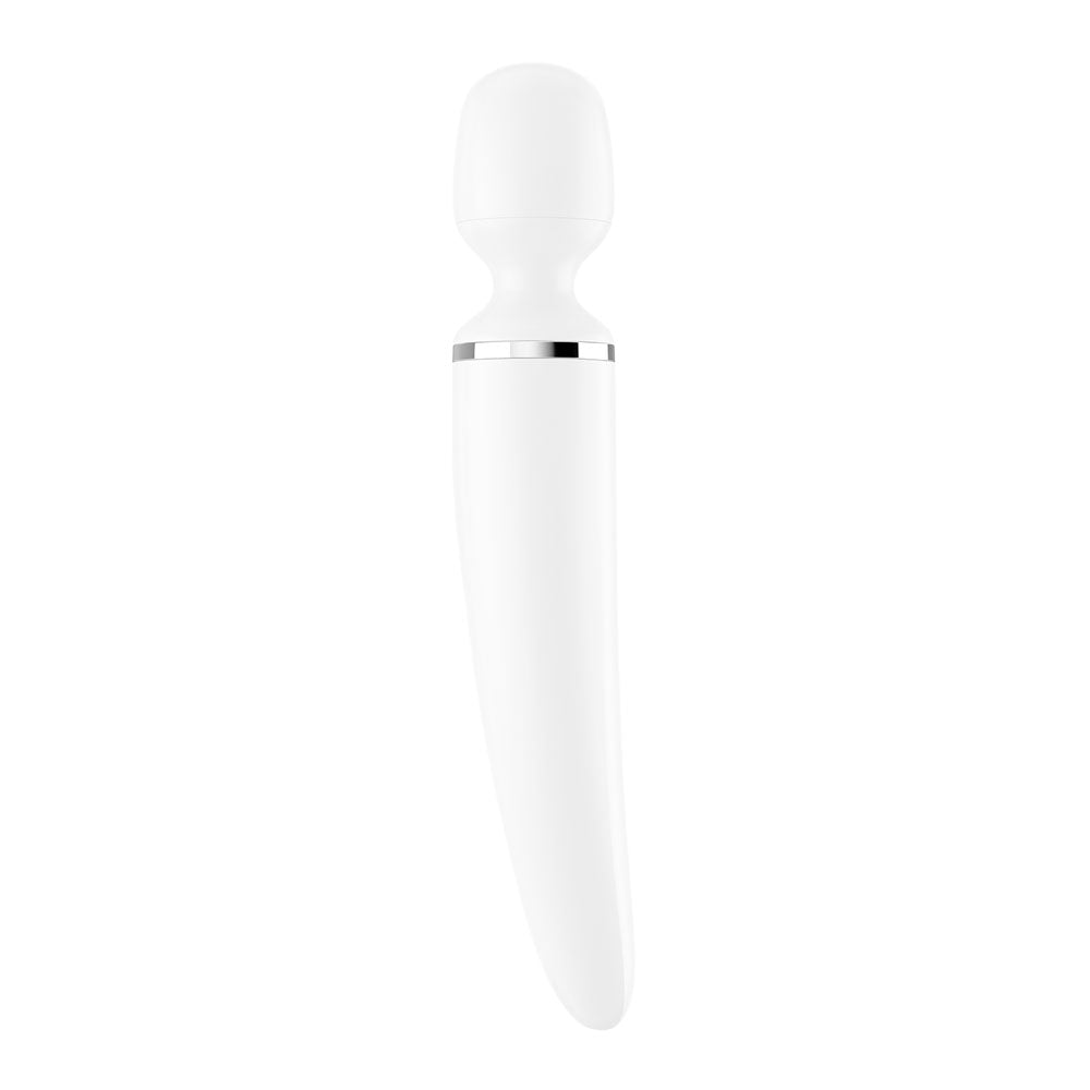 Satisfyer Wand-er Woman - White USB Rechargeable Massager Wand - SATWAND-WHT
