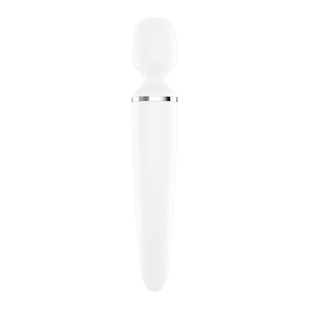Satisfyer Wand-er Woman - White USB Rechargeable Massager Wand - SATWAND-WHT