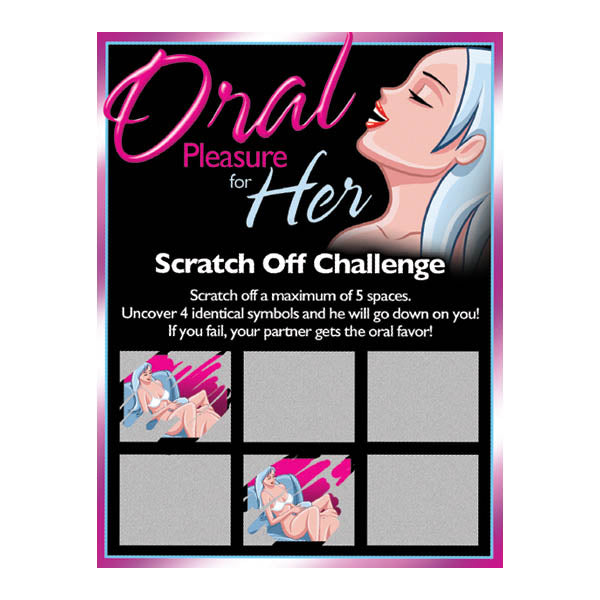 Sexy Scratcher - Oral Pleasure For Her - - SCRA-22-H
