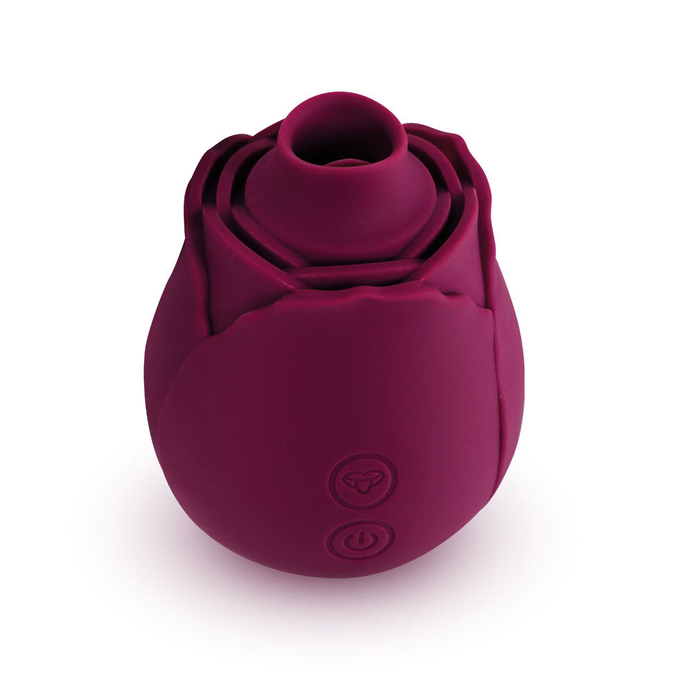 Skins Rose Buddies - The Rose Flutterz - Purple USB Rechargeable Flicking Rose Stimulator - SKRBRFZ