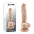 Selopa 6'' DILDO - Light - Flesh 19 cm Dong - SL-DD-3892-2