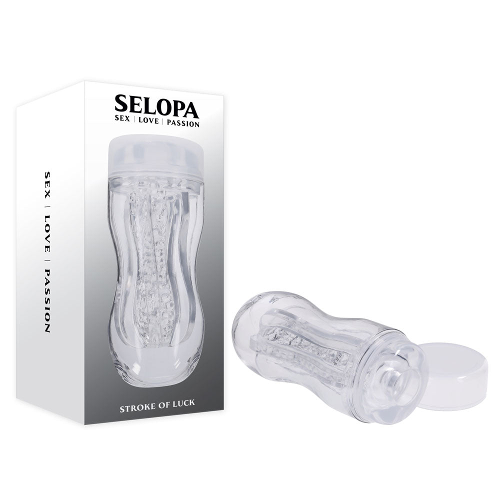 Selopa STROKE OF LUCK - Clear Stroker - SL-MS-6428-2