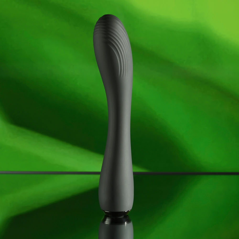 Selopa MIDNIGHT MAGIC - Black 20.2 cm USB Rechargeable Vibrator - SL-RS-4776-2