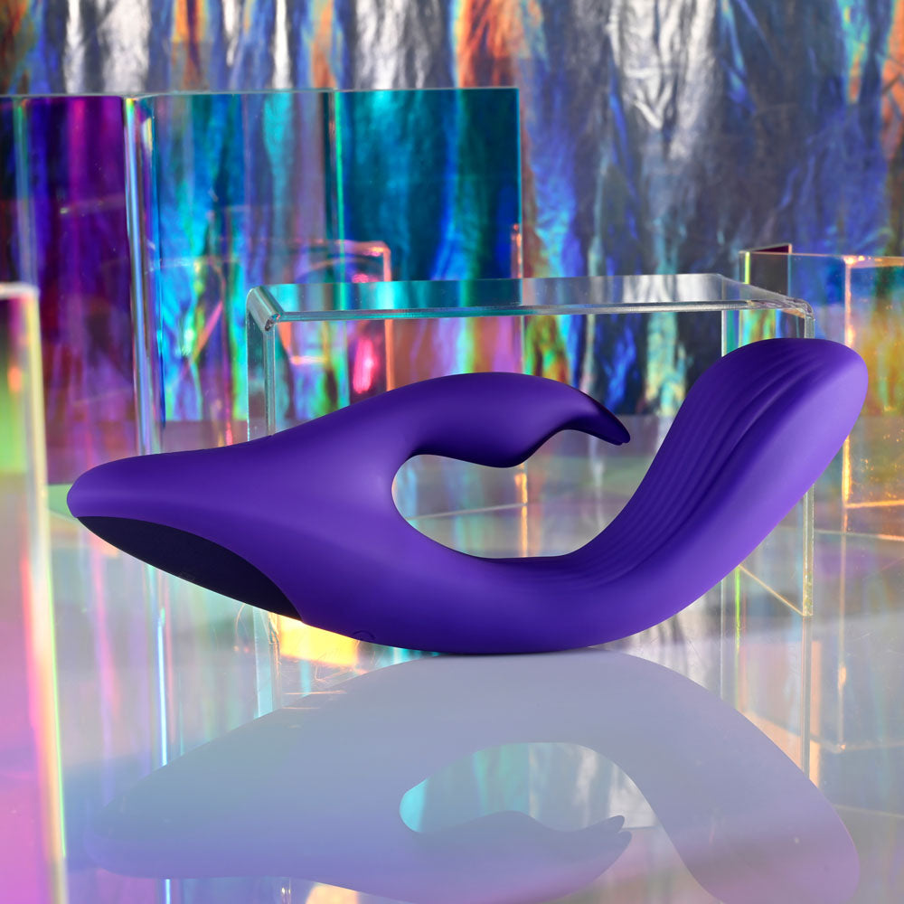 Selopa POSEABLE BUNNY - Purple 21 cm USB Rechargeable Poseable Rabbit Vibrator - SL-RS-4783-2