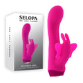 Selopa BUTTERFLY LOVE - Pink 13.8 cm USB Rechargeable Butterfly Vibrator - SL-RS-5384-2