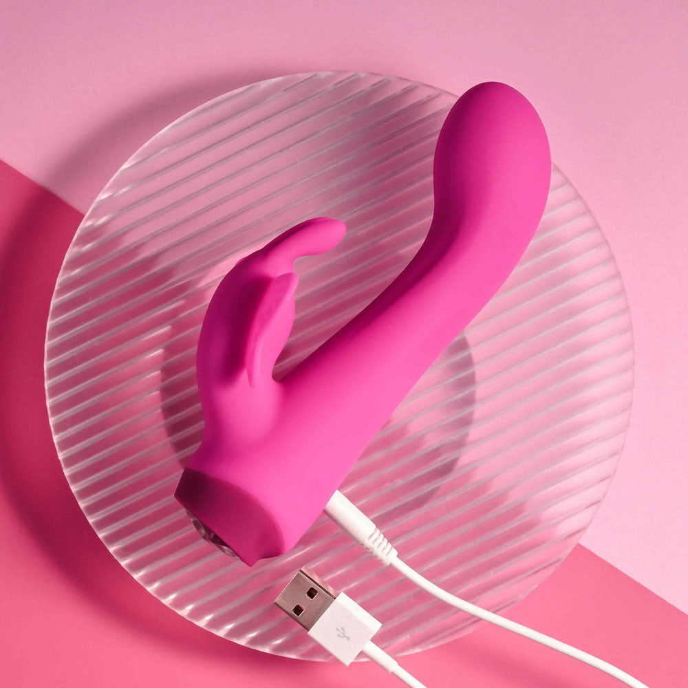 Selopa BUTTERFLY LOVE - Pink 13.8 cm USB Rechargeable Butterfly Vibrator - SL-RS-5384-2