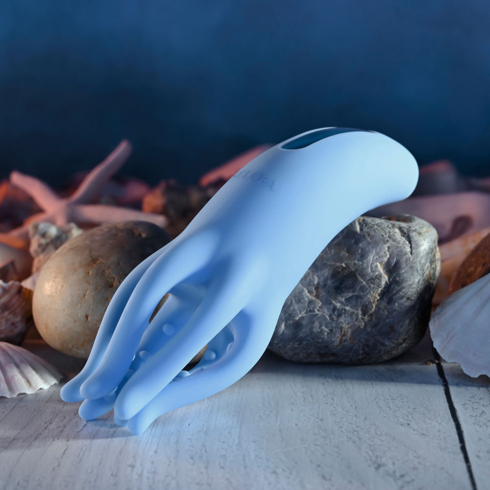 Selopa TENTACLE TICKLER - Blue USB Rechargeable Vibrating Stimulator - SL-RS-6268-2