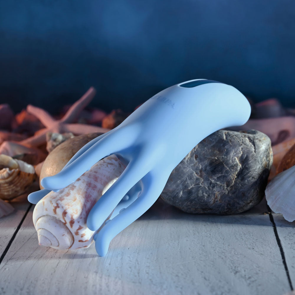 Selopa TENTACLE TICKLER - Blue USB Rechargeable Vibrating Stimulator - SL-RS-6268-2