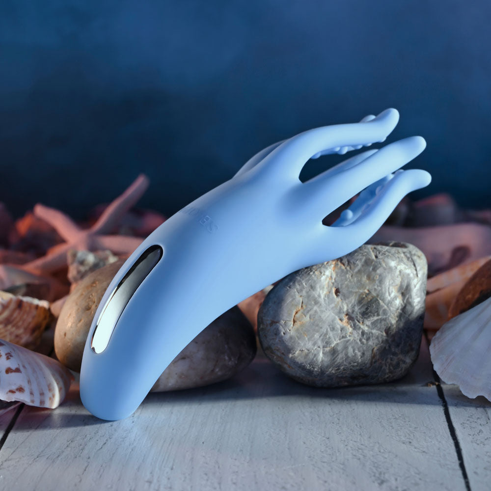 Selopa TENTACLE TICKLER - Blue USB Rechargeable Vibrating Stimulator - SL-RS-6268-2