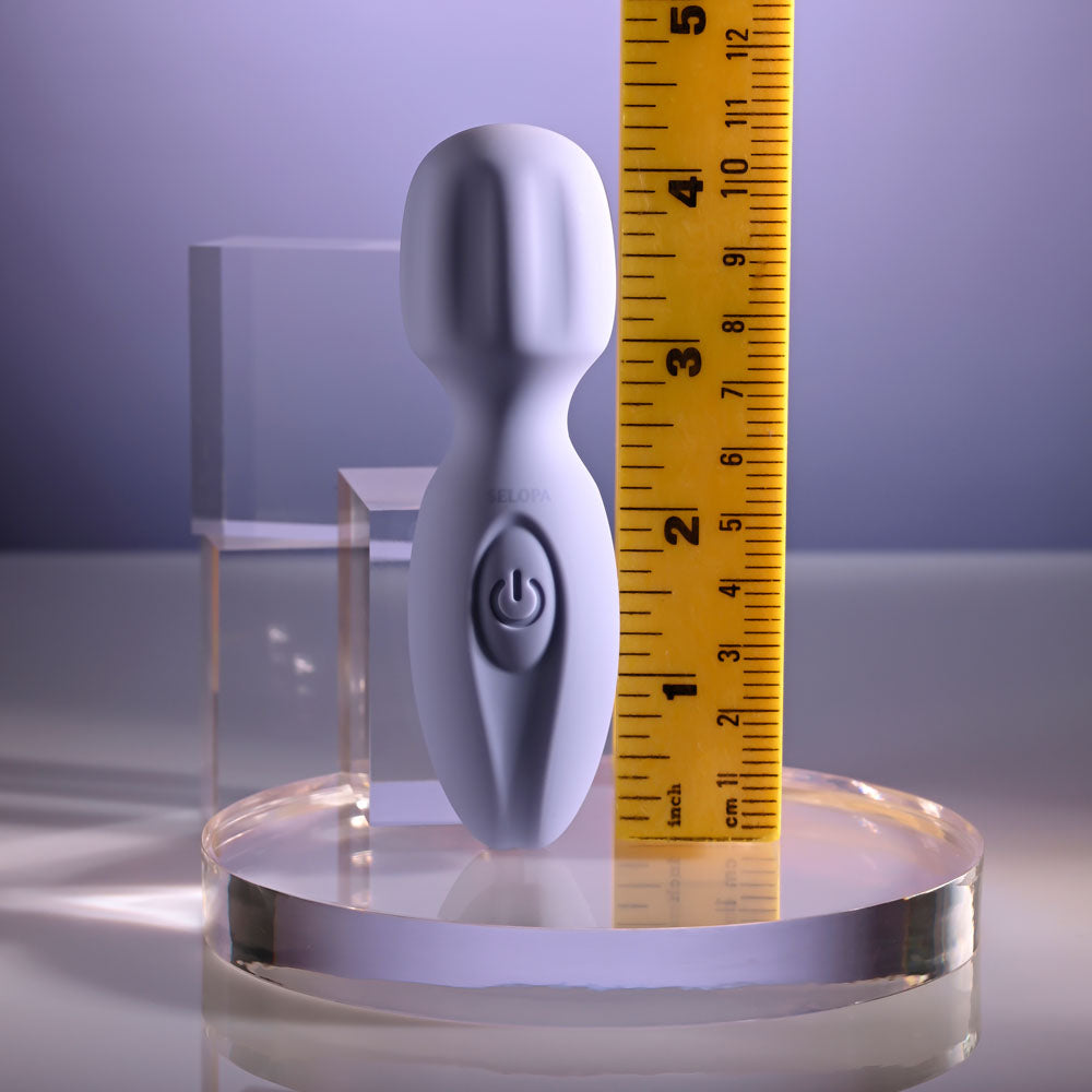 Selopa LIL' WAND - Purple 11 cm USB Rechargeable Massage Wand - SL-RS-6855-2