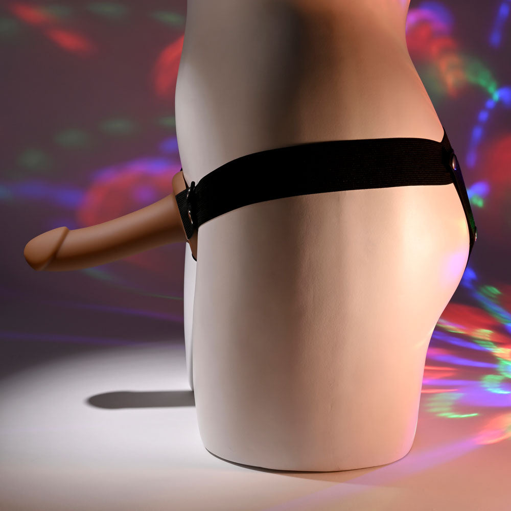 Selopa OUR FIRST HOLLOW STRAP ON DARK - Brown 16.3 cm Hollow Strap-On - SL-SO-6329-2