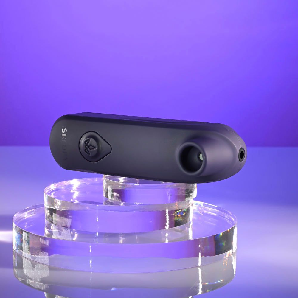 Selopa SURE THING - Black Vibrating & Sucking Stimulator - SL-VB-6312-2