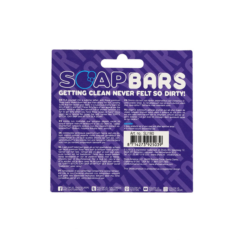 S-LINE Soap Bar - Dirty Bitch - Purple Novelty Soap - SLI180