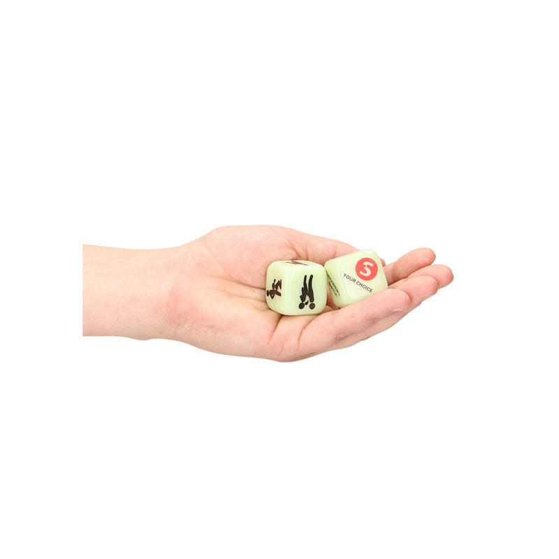 S-Line Light Up Your Sexy Night Dice - Glow in Dark Lovers Dice Game - SLI191