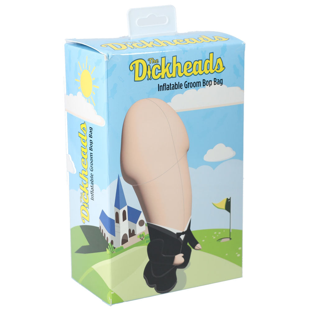 S-LINE The Dickheads - Groom Bop Bag - 100 cm Inflatable Penis Punching Bag - SLI238FLE