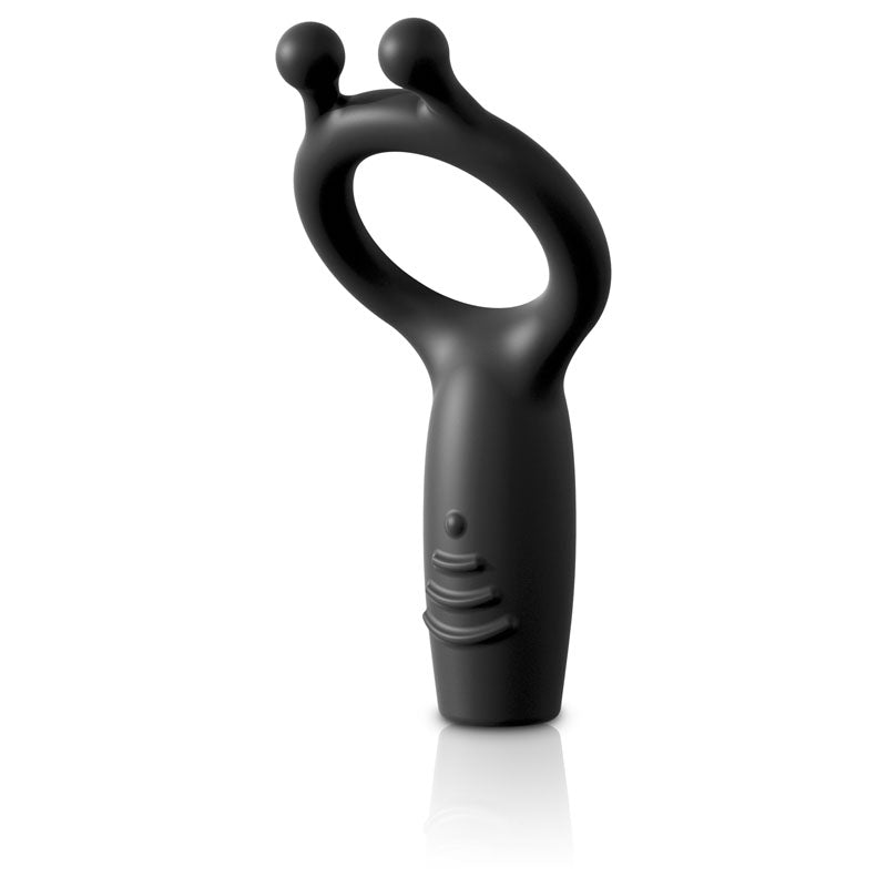 Sir Richards Vibrating Silicone Super C-Ring - Grey USB Rechargeable Vibrating Cock Ring - SR1058