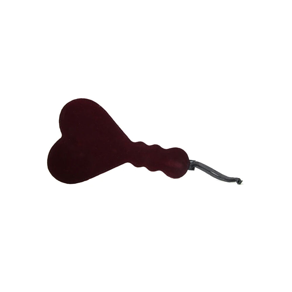 Sex & Mischief Enchanted Heart Paddle - Red/Black Paddle - SS09920