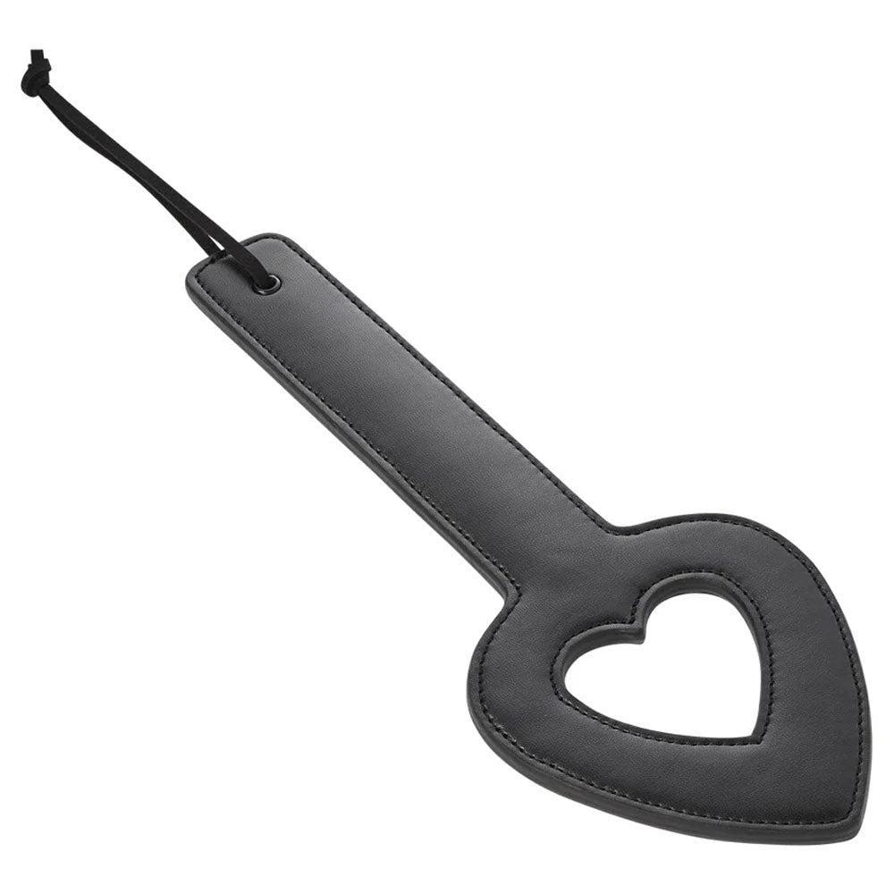 Sex & Mischief Shadow Heart Paddle - Black Paddle - SS09929