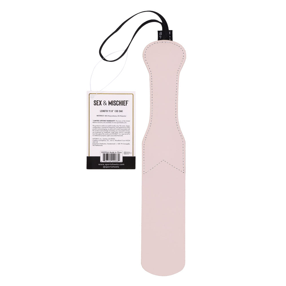 Sex & Mischief Peaches n CreaMe Impression Paddle - Peach Spanking Paddle - SS09966