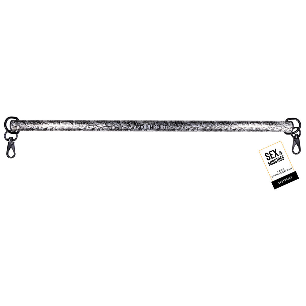 Sex & Mischief Lace Spreader Bar - Aluminium Restraint Bar - SS10102