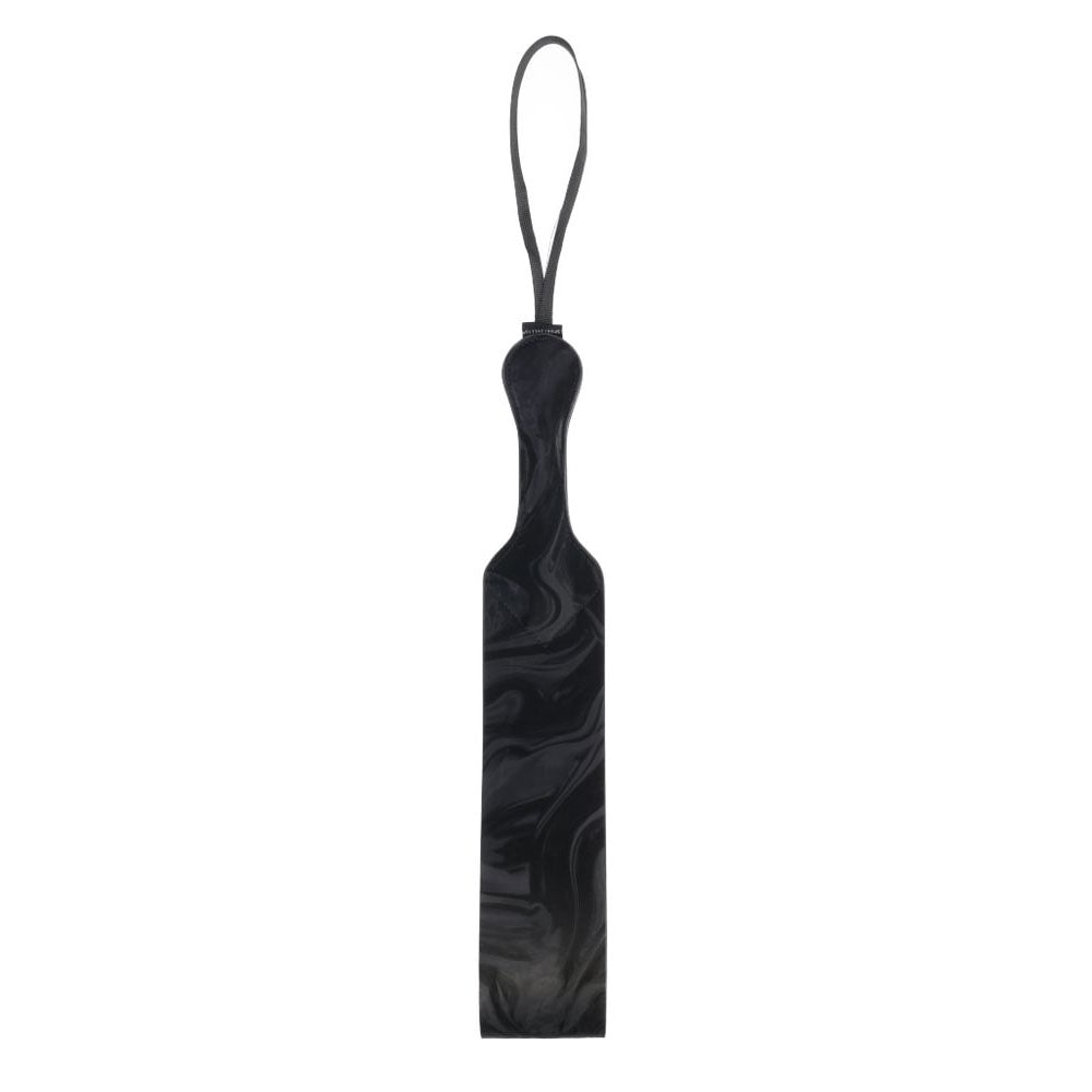 SPORTSHEETS Velvet Noir Loop Paddle - Black 42 cm Paddle - SS37008