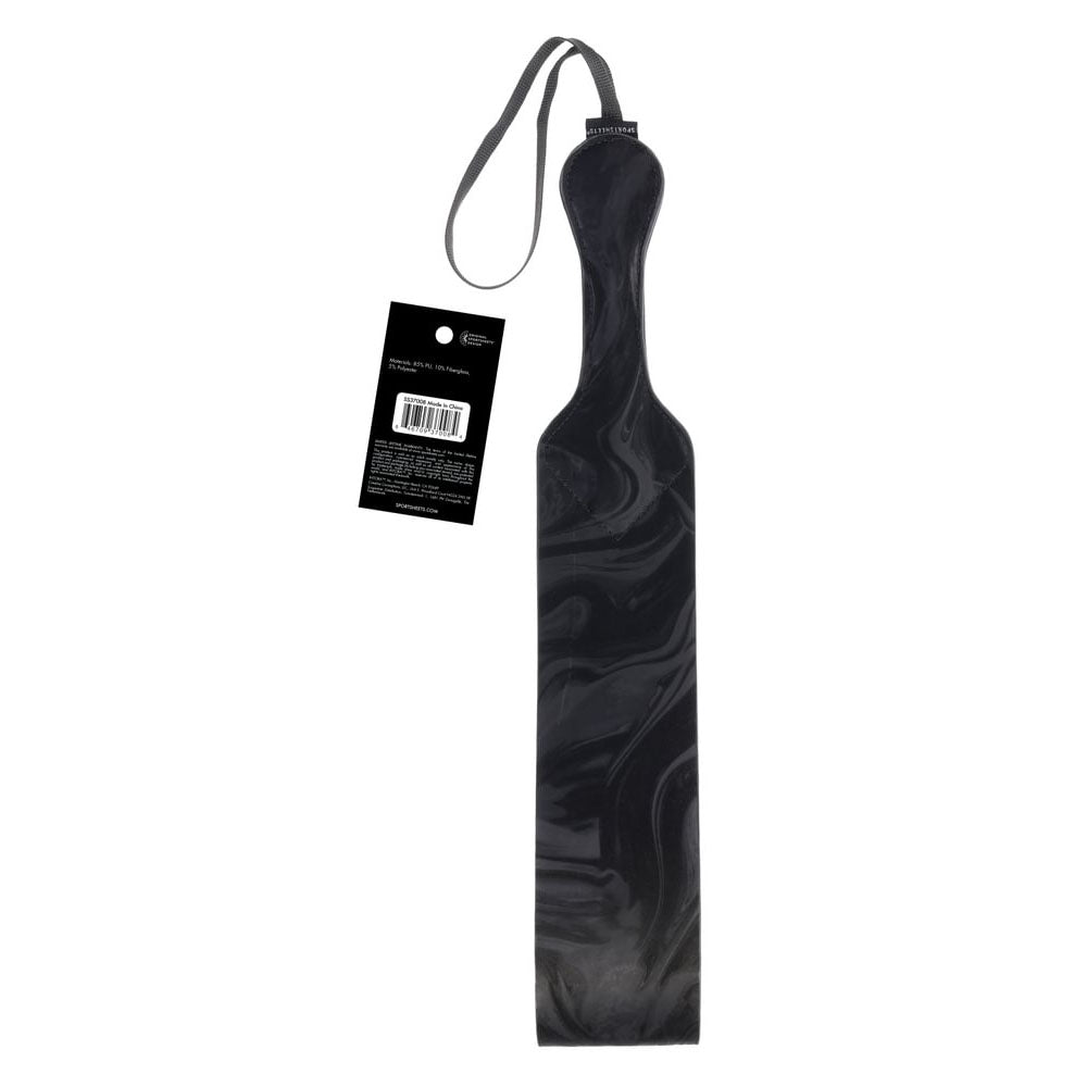 SPORTSHEETS Velvet Noir Loop Paddle - Black 42 cm Paddle - SS37008