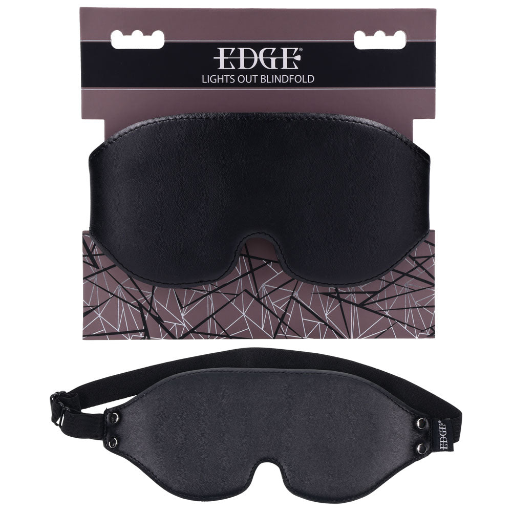 EDGE Lights Out Blindfold - Black Eyemask Restraint - SS98044