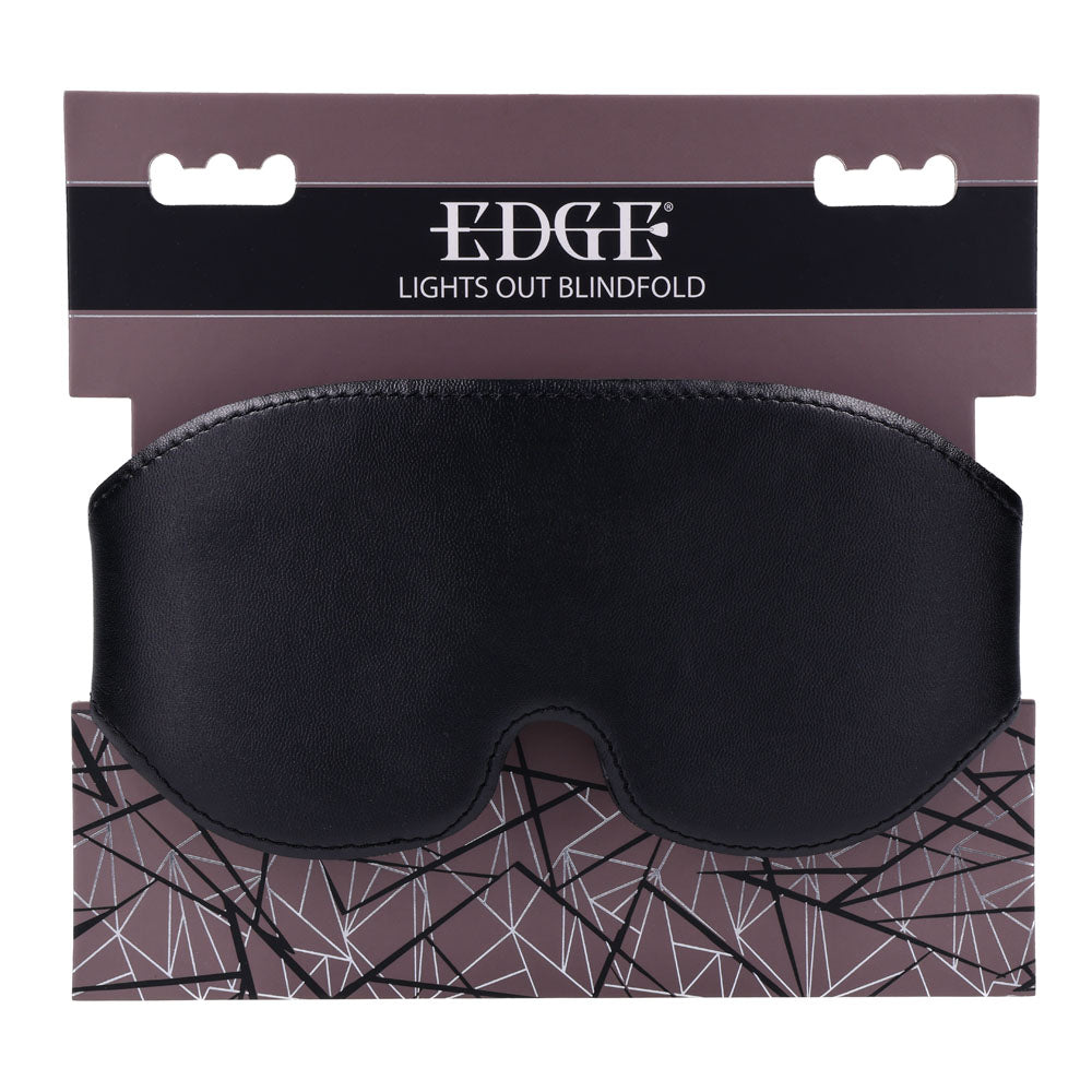 EDGE Lights Out Blindfold - Black Eyemask Restraint - SS98044