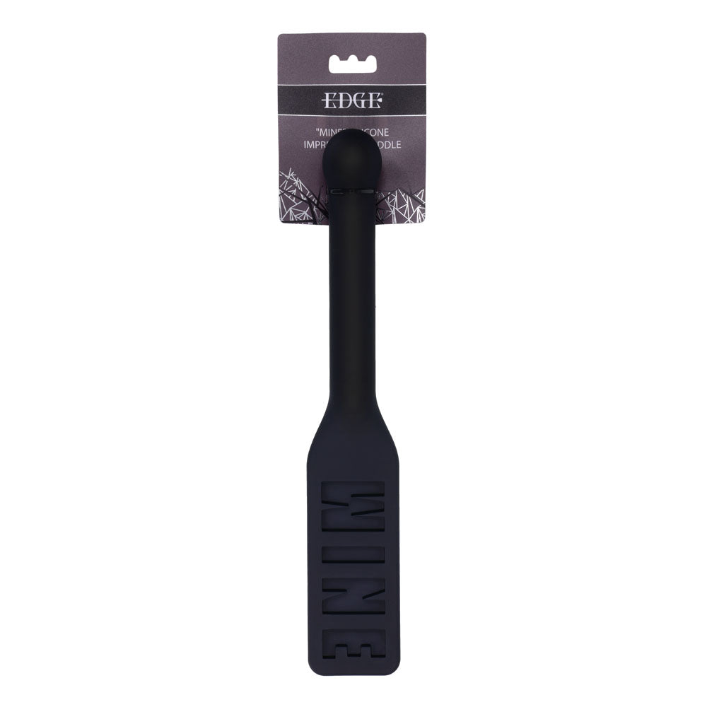 EDGE MINE Silicone Paddle - Black Spanking Paddle - SS98047